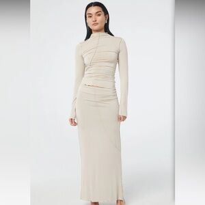 The line by K - Vana Maxi Skirt size S in color Oat NWT